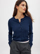 Camille | Women Cardigan With Knit Round Neck