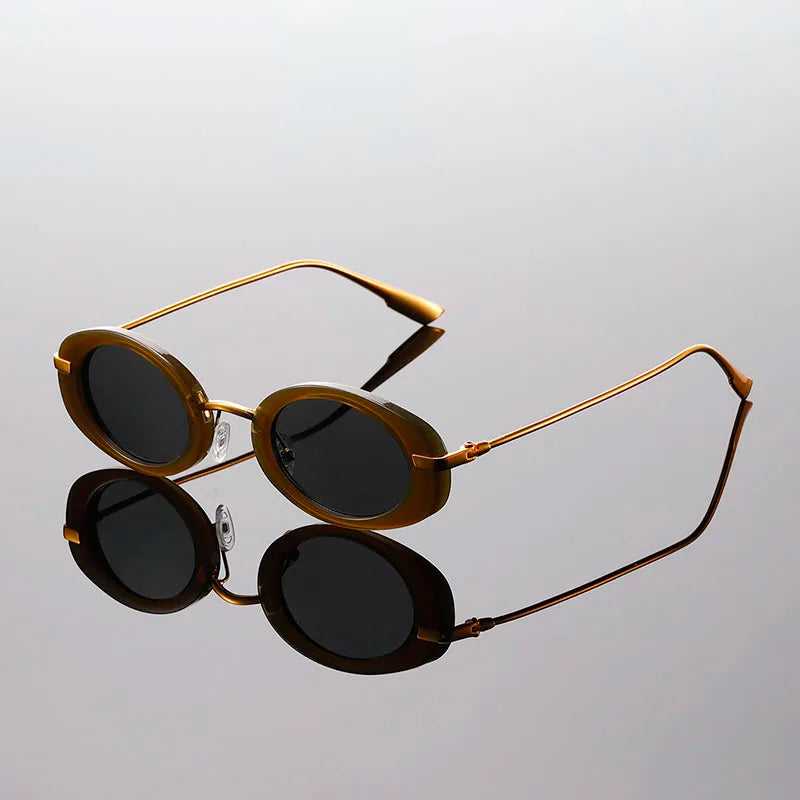 Monaco | Vintage Sunglasses with Polarized Lenses and Oval Frame