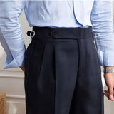 Ryker | Men's Shorts with Waist Buckle and Buttons