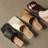 Verona | Women's Mule with Sculpted Heel and Open-Toe