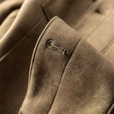 Vincent | Men Jacket with Structured Twill and Suede