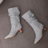 Serene | Women's Boots with Slip-On and Pointed Toe