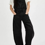 Marceline | Women's Oversized Cotton Denim Overalls with Adjustable Straps