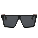 Juniper | Modern Bold Sunglasses with Polarized-UV400 and Bamboo-Frames