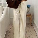 Elara | Women's Wide Leg Trousers with Elastic Waistband