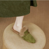 Freja | Women's Mules with Fur Lining and Orthopedic