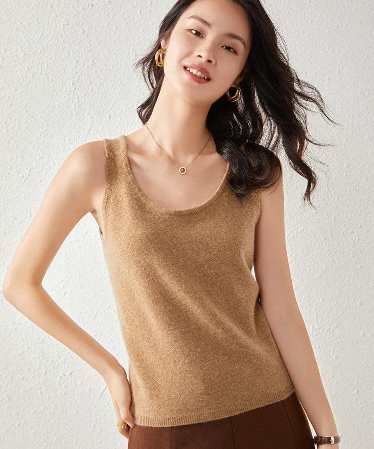 Ivanna | Women Vest With Cashmere Fabric