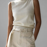 Marenton | Women Knit Top With Wool Cashmere Blend
