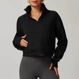 Taylor | Women's Half-Zip Fleece Hoodie for Workout and Training