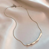 Diana | Women Necklace with Collarbone Chain and Stainless Steel