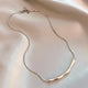 Diana | Women Necklace with Collarbone Chain and Stainless Steel