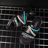 Alessia | Women's Sandals with Braided Strap and Slingback