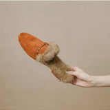 Freja | Women's Mules with Fur Lining and Orthopedic