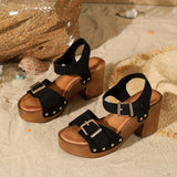 Rovella | Women's Sandals with Cushioned Insoles and Heel