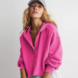 Faye | Women's Cropped Hoodie with Relaxed Fit and Soft Fabric Blend