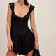 Claudia | Women's Vintage Floral Romper with Lace Trim and Button Front