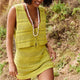 Ellary | Women's Crochet Two Piece Set Mini Skirt
