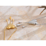 Lacrima | Women Necklace with Heart Pendant and Gold Plating