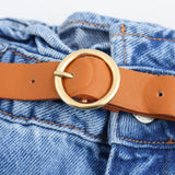 Talia | Women's Shorts with Belted Waist and Front Pockets