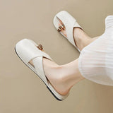 Bellamy | Women’s Sandals with Cross-Strap Buckle and Cushioned