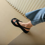 Valetta | Women's Platform Sandals with Cross-Strap and Buckle