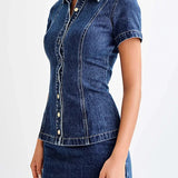 Dakota |  Women's Denim Two Piece Set Skirt