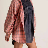 Samara | Women Shirt With Plaid Flannel Design