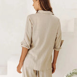 Ava | Women Shirt With Lyocell Linen Blend
