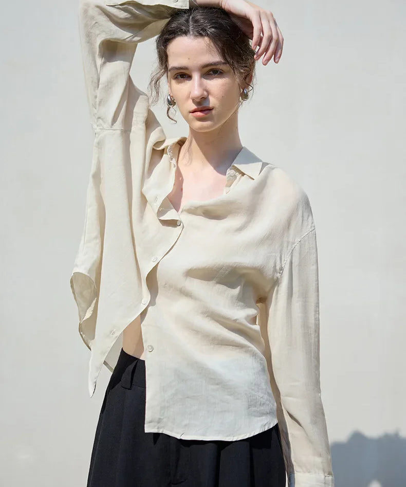Willow | Women Shirt With Ramie Lyocell Blend