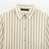 Penelope | Women Shirt With Striped Button Up