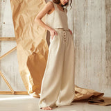 Ellison | Women Top With Linen Square Neck