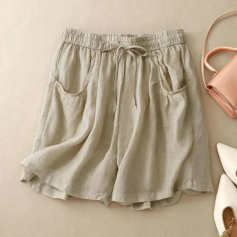 Delaney | Women's Shorts with Drawstring Waist and Pockets