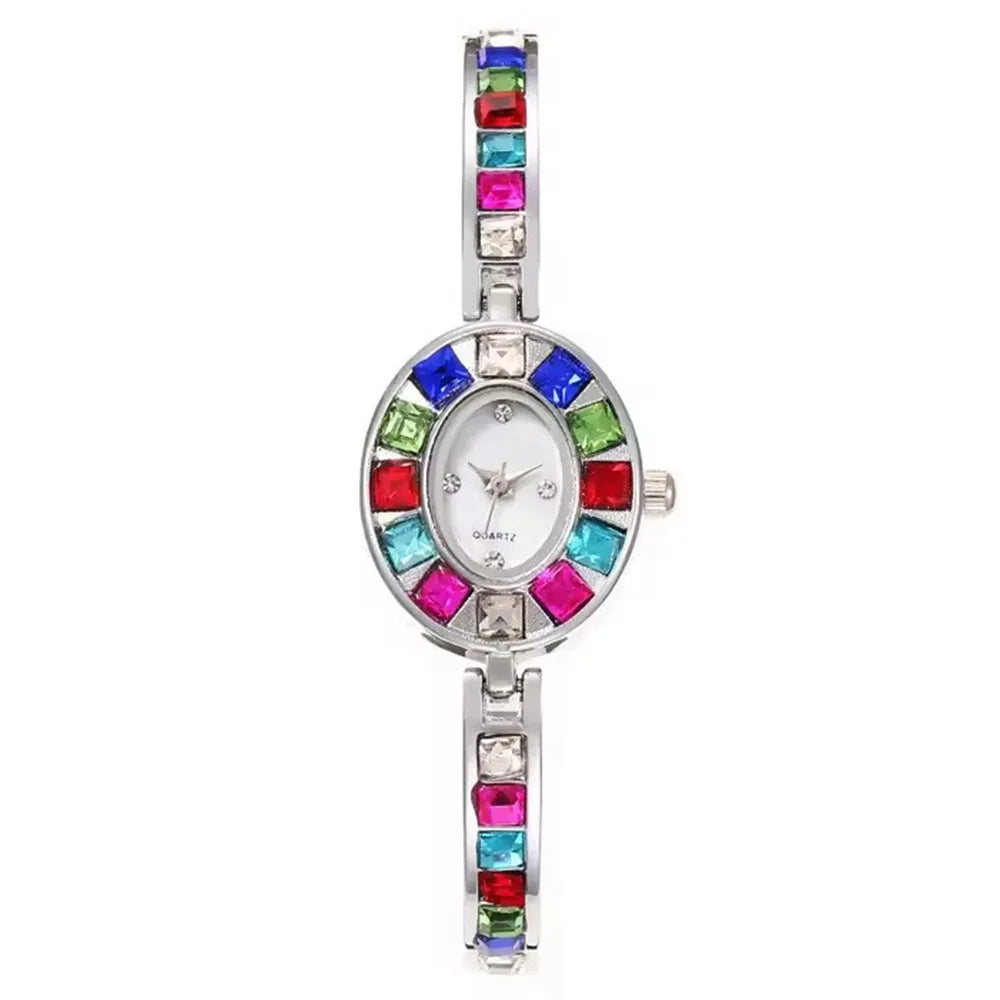 Luminelle | Women Wrist Watch with Quartz Movement and Rhinestones