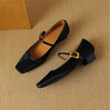 Feline | Women Heels with Leopard Print and Buckle