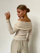 Orvieto | Women Top With Off Shoulder Knit