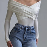 Fern | Women Top With Off Shoulder Design