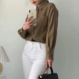 Noelle | Women Shirt With Linen Open Collar