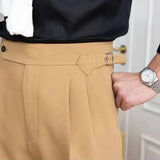 Ryker | Men's Shorts with Waist Buckle and Buttons