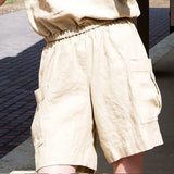 Sydney | Women Shorts with Elastic Waist and Pockets