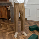 Jasper | Men's Pants with High Waist and Straight Legs
