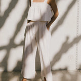 Anya | Women's Culotte Pants with Pleated Front Detail