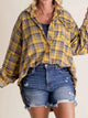 Samara | Women Shirt With Plaid Flannel Design