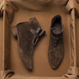 Vivienne | Women’s Boots with Suede and Zipper Closure