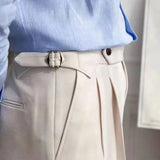 Ryker | Men's Shorts with Waist Buckle and Buttons