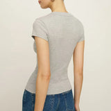 Mina | Women Top With Button Up Closure