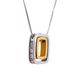 Ferelith | Women Necklace with Square Pendant and Zirconia Accents