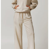 Ayla | Women's Straight Leg Running Pants with Elastic Waist