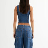 Angelina | Women Top With Cotton Corset Fit