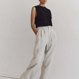 Amalfi | Women Sleeveless Knit Tank With Hollow
