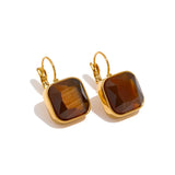 Solène | Women Earrings with Opal Stones and Stainless Steel